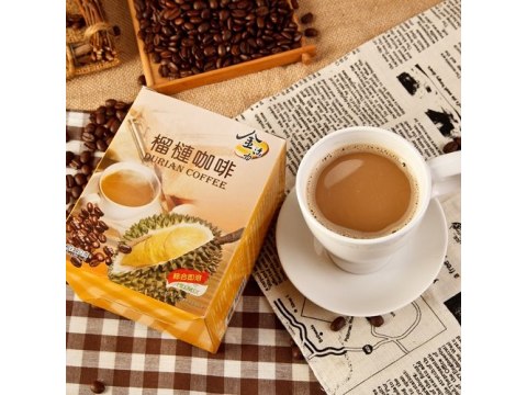 榴槤咖啡(30gx10入/盒)~讓您一年四季每天都可以享受榴槤的味道。