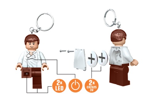 【 樂高積木 LEGO 】LED 鑰匙圈 - 星際大戰 -韓索羅
