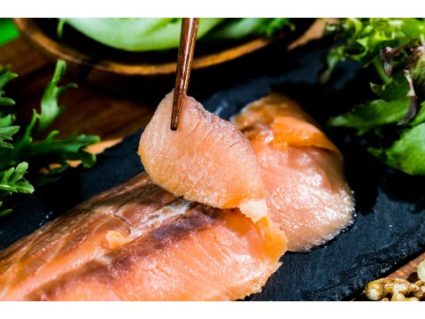 【土耕無毒生菜綜合包6入(1,080g)+煙燻鮭魚3包(300g)免運組】滿滿的蔬菜纖維 超豐富的蛋白質
