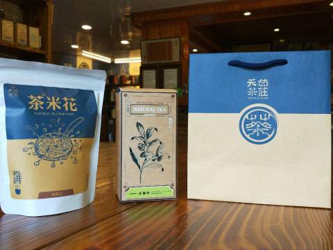 【買三送一！天然茶食 鐵觀音 茶米花 50g /包】在地好茶裹在爆米花上 淡淡茶香一口接一口