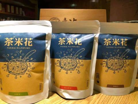 【買三送一！天然茶食 鐵觀音 茶米花 50g /包】在地好茶裹在爆米花上 淡淡茶香一口接一口