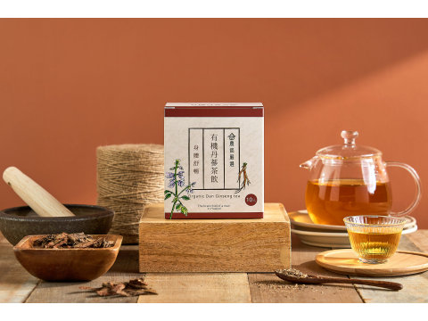 【本土有機乾燥丹蔘茶包 10包/盒】產地親摘鮮採 營養成份濃縮精華