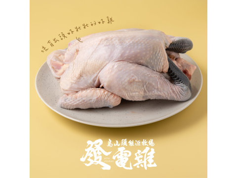 【發電雞 - 全雞(不剁)1400g】吃得到雞的原汁原味！