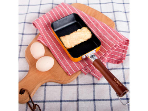 【CB JAPAN 日本】COPAN 迷你玉子燒鍋-熱情紅 9.5cm 小份量 玉子燒  琺瑯鍋