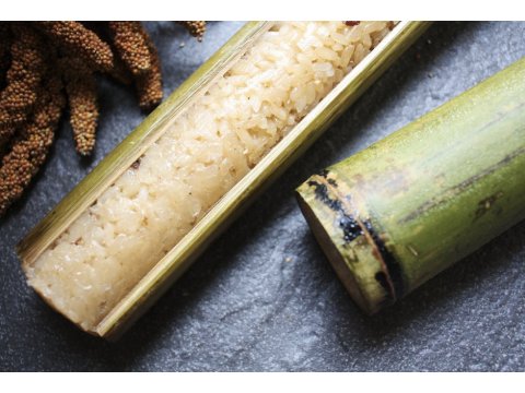 【粨種人 - 竹筒飯 5入/包】來自嘉蘭部落，道地原住民風味竹筒飯