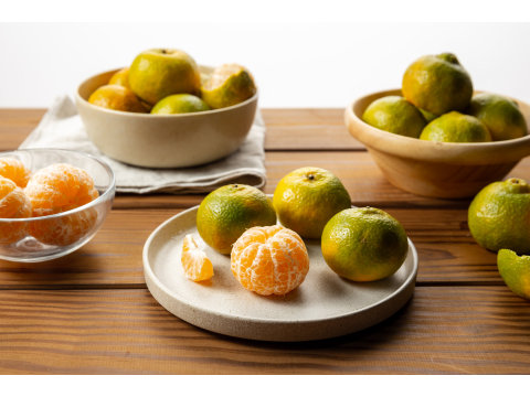 【南投中寮 特選皮薄珍珠柑5斤提盒裝】2：8完美酸甜比例 有砂糖橘的甜與橘子的香氣