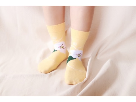 【花果襪】純真│水梨花襪子