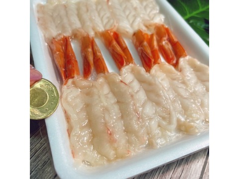 【玥沐嚴選 生食級去殼帶尾天使紅蝦】肉質綿密彈牙 蝦中的極品