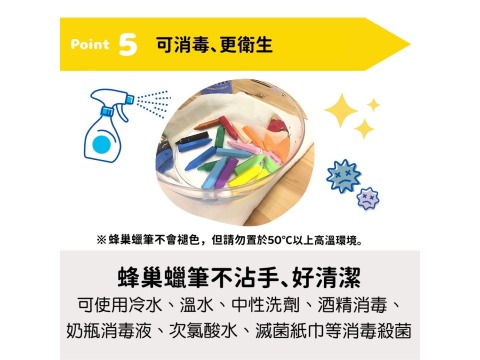 【蜂巢蠟筆_12色 紙盒款 無刻字版(日本製)】日本多間幼兒園指定使用的兒童無毒蠟筆