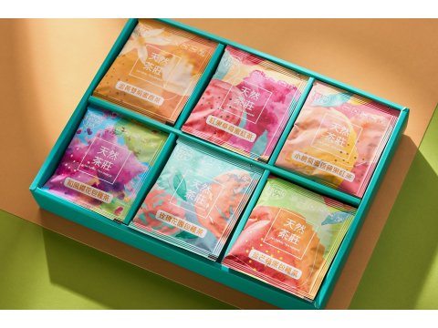【9折優惠！新北好茶 花果茶系列禮盒 1盒6款】花與果加入在地好茶 品嚐花果茶香