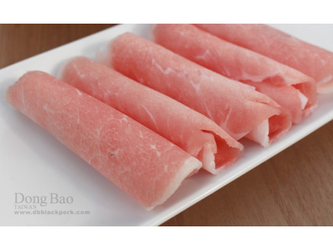 【黑豬肉里肌火鍋肉片 200g】通過SGS檢驗 選自豬背脊兩側的大里肌部位 肉質嫩少油脂肪低