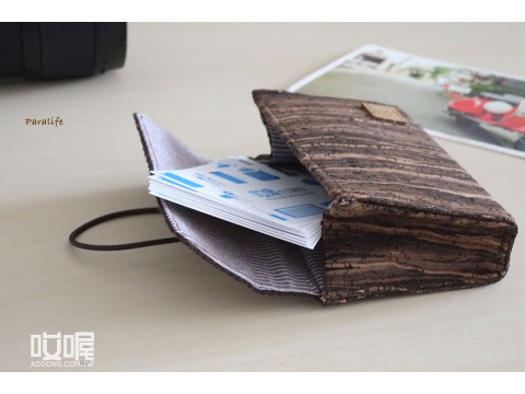 全手工木紋軟木零錢包 卡片包