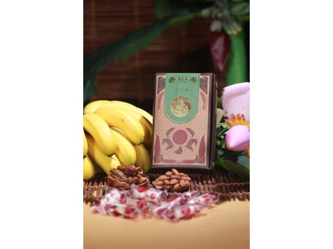【集元果 - 山蕉牛軋糖150g 盒裝】香濃奶香與山蕉果肉，軟Q不黏牙！