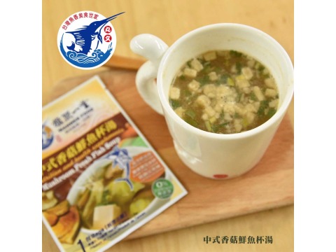 丸文鮮魚杯湯 中式香菇 (15g*5包 )
