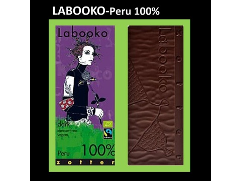 【Labooko 頂級祕魯 100%純巧克力】公平交易可可豆 x 奧地利藝術大師 限量生產!