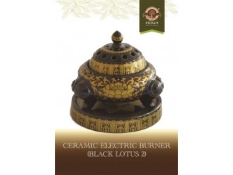 [Electric Burner (Black Lotus 2), 万花莲花陶瓷电薰炉(黑底2)]