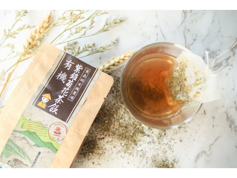 【茶包三件免運組】紫錐菊、白鶴靈芝、洋甘菊，產地親摘鮮採 營養成份濃縮精華